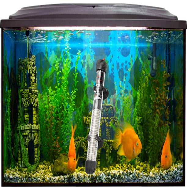 Calentador de acuario ajustable de 25 W 50 W, termostato sumergible para  tanque de peces con ventosa (25 W)