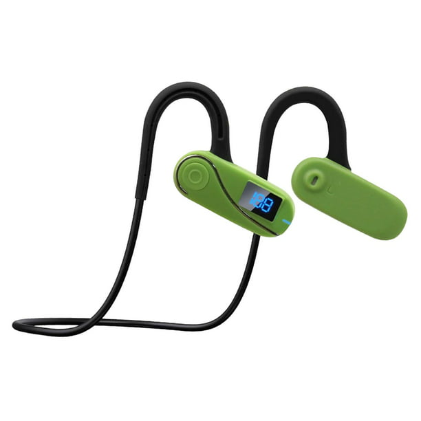 Color verde - Auriculares inalámbricos con Bluetooth, manos libres, gancho  para la oreja, para música, deporte, correr