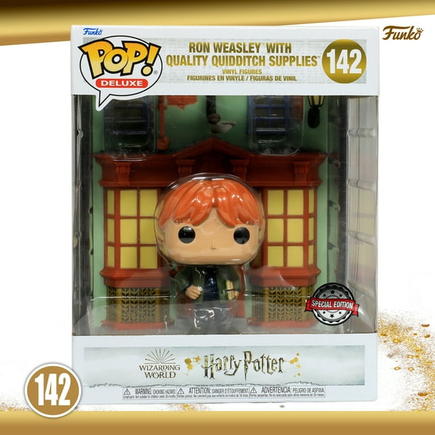 Funko Pop! Deluxe: Harry Potter - Ron Weasley with quality quidditch  supplies N°142 au meilleur prix sur