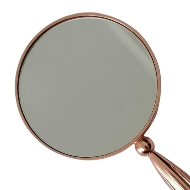 Espejo de mano Espejo de mano vintage con Espejo de tocador decorativo  Espejo de maquillaje Espejos cosméticos Espejos de salón de - blanco  Salvador Espejo de mano