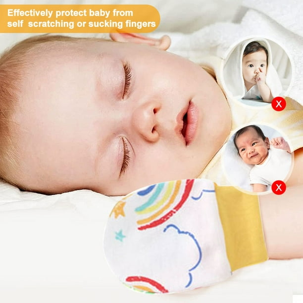 Cuánto tiempo se deben usar las manoplas (mitones) en un recién nacido? 