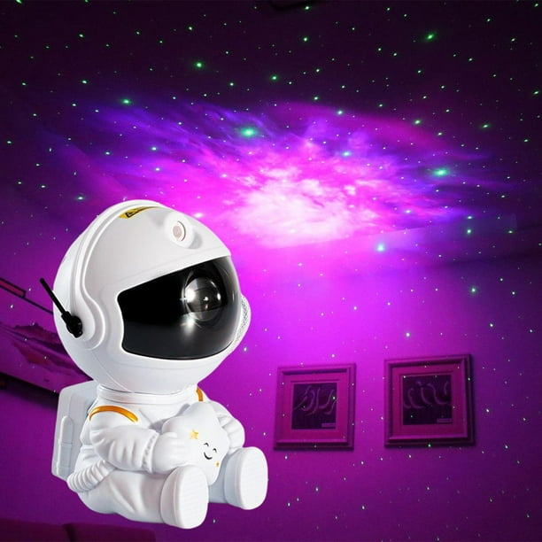 Proyector de estrellas, lámpara de astronauta, luz nocturna de galaxia,  nebulosa estrellada, Cosmo Astro, proyector con mini astronauta y control