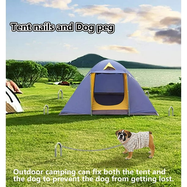 Piquetas Camping Suelo Duro, 8 Pedazos Piquetas Camping, Negro Clavijas  Camping, Tent Stakes Adecuado para Tiendas de Campaña Campamentos Redes de  Jardín Lonas Redes de Fútbol : : Deportes y aire libre