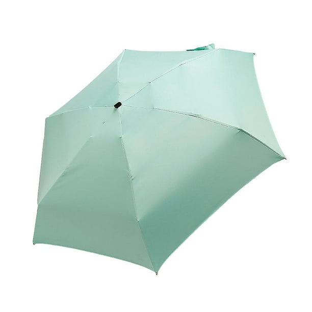 Mini paraguas de bolsillo, diseño compacto para viajes, Anti Uv, para sol y  lluvia, 5 sombrillas portátiles plegables a prueba de viento YONGSHENG