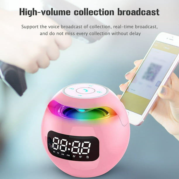 Altavoz Bluetooth portátil, D‑88 Reloj Bluetooth Multifuncional