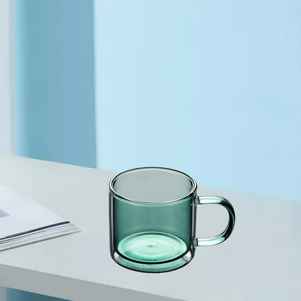 Sweese Tazas de café transparentes – Juego de 4 tazas de café de vidrio de  doble pared de 8 onzas, p…Ver más Sweese Tazas de café transparentes –