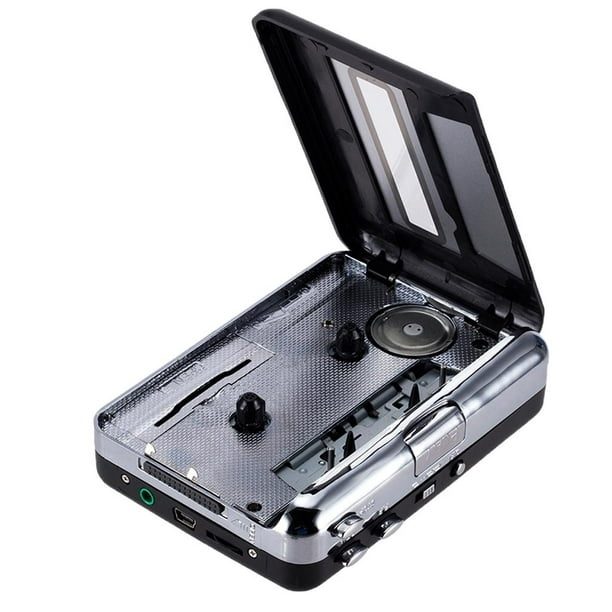 Reshow Reproductor de casetes – Reproductor de cinta portátil captura  música de audio MP3 a través de USB – Compatible con computadoras  portátiles y