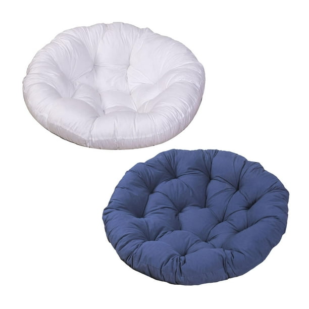 Cojín redondo de 40cm para asiento, almohadilla transpirable de algodón PP para  silla, hogar, oficina, sofá