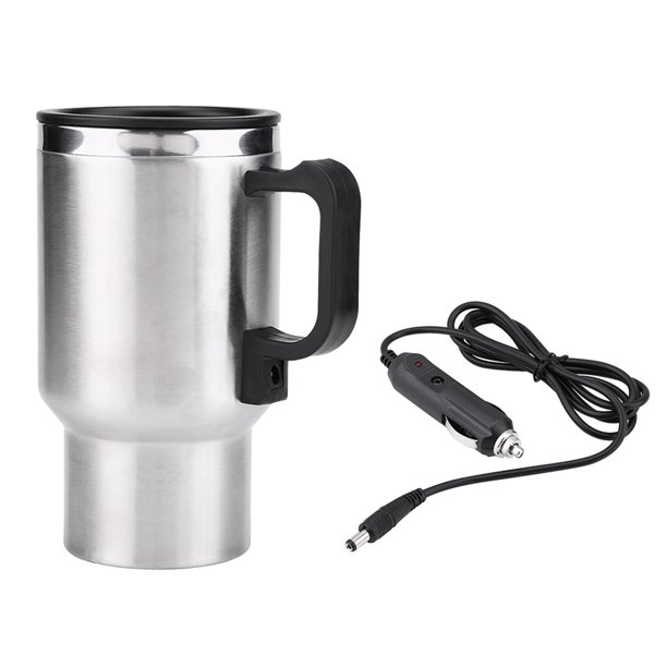 Taza eléctrica para coche, taza eléctrica de 12v 450ml, taza