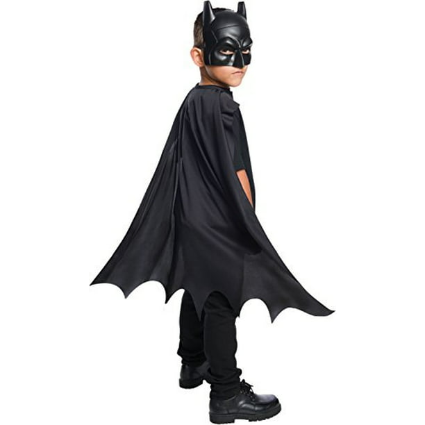 Máscara Batman y Capa Negra para Disfraz de Superheroe Adulto y Niños  (Talla Niños/Capa 90cm) : : Juguetes y juegos