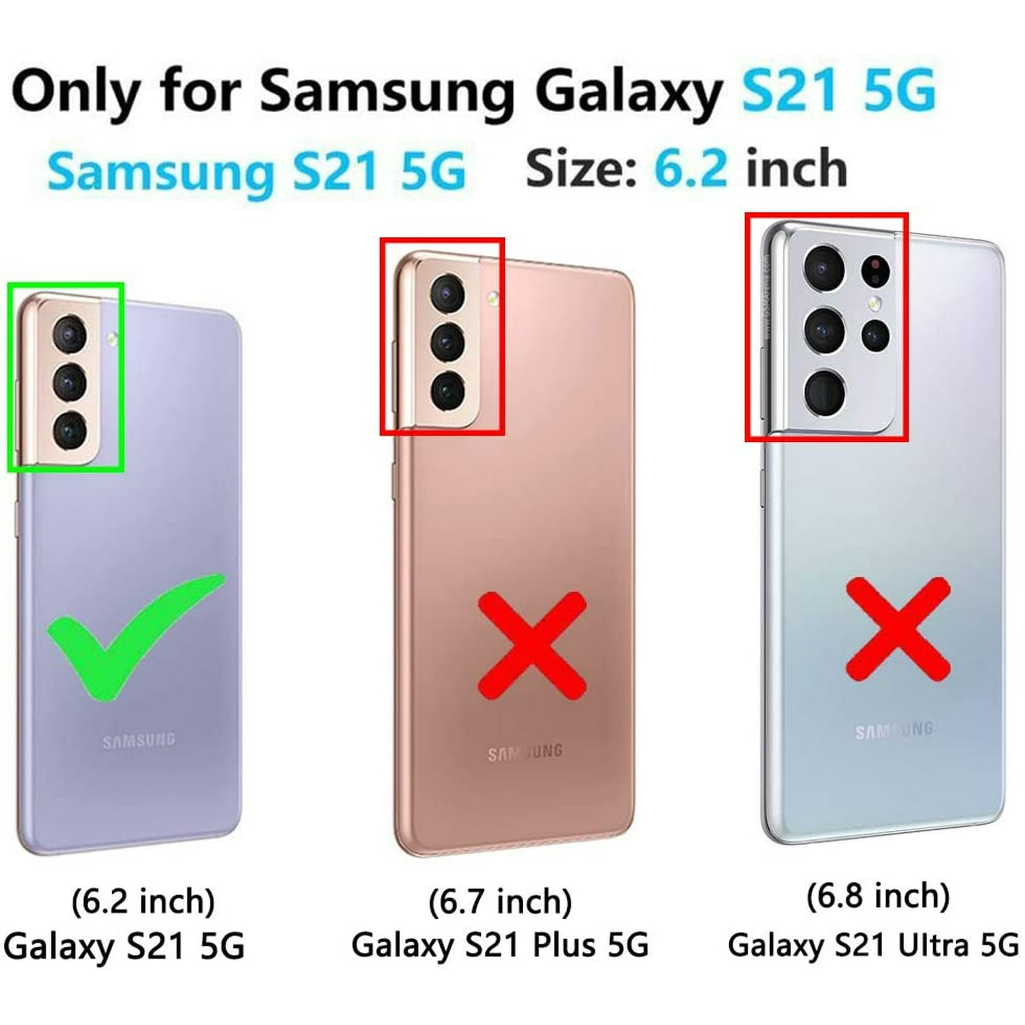 Funda pzoz para Samsung Galaxy S21 5G protector de pantalla- Lapson México