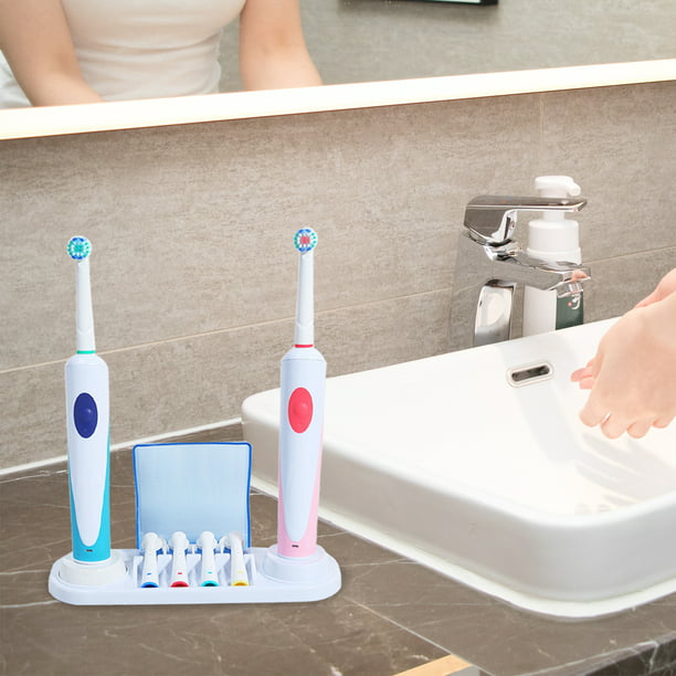 Caja organizadora de montaje en baño con soporte para cepillo de dientes  eléctrico para Oral B Ndcxsfigh Nuevos Originales