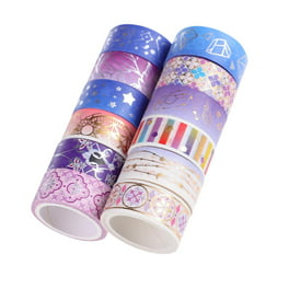 Cinta Washi Dorada /27 - Cinta Adhesiva Japonesa Decorativa para álbum de  Recortes, , , Fabricación de s , .6cmx3m .6cmx3m BLESIY Papel de  Scrapbooking