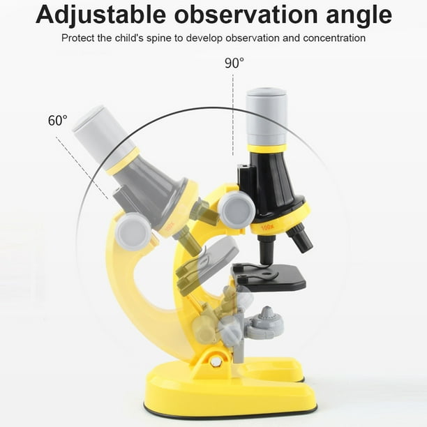 Microscopio Científico Amarillo para Niños UNIVERSAL