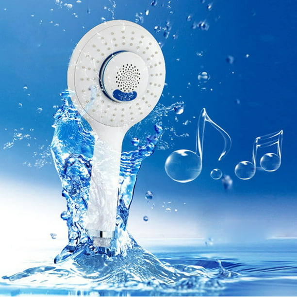 Cabezal de ducha Bluetooth Petmoko, altavoz de ducha resistente al agua con  clasificación IPX7, reca XGeek YYHS-002