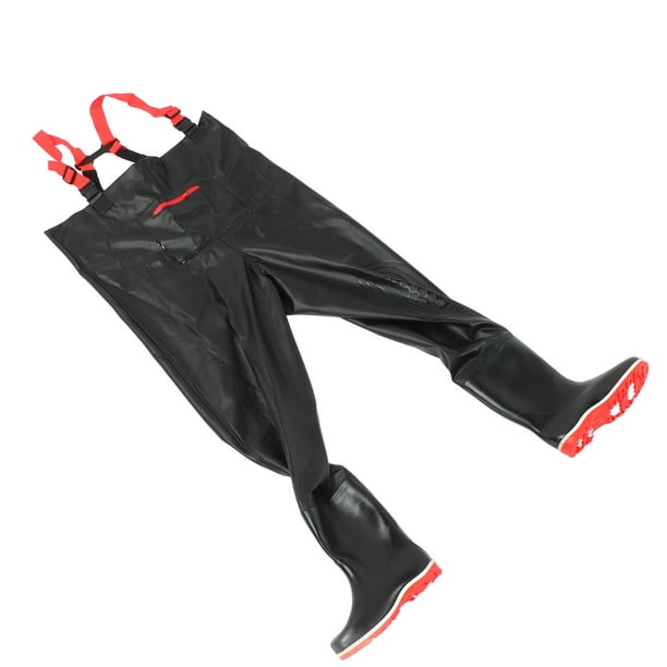 Chest Wader Pantalones de pesca ligeros e impermeables de PVC con botas  antideslizantes para hombres y mujeres talla 47