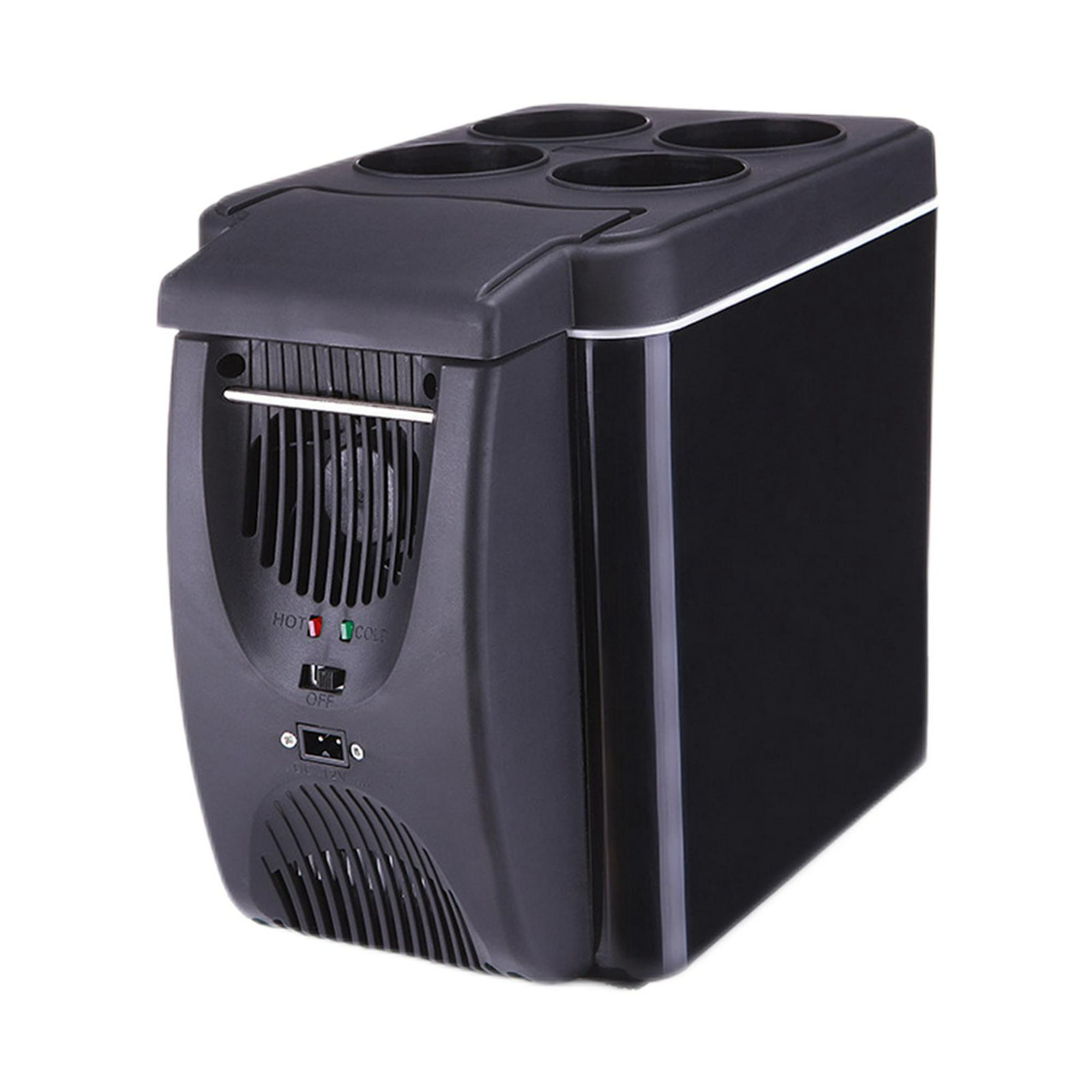 Mini nevera, 2 en 1 6L 12 voltios refrigerador de coche con enfriador y  calentador, congelador portátil multifuncional de enfriamiento rápido para