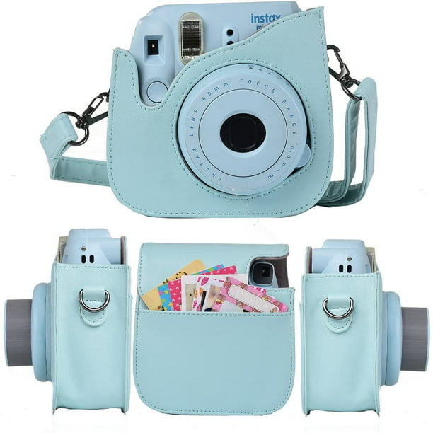 Funda protectora y estuche portátil Compatible con la cámara instantánea  Fujifilm Instax Mini 11 con estuche para accesorios y correa ajustable.  Vhermosa MZQ-0559-2