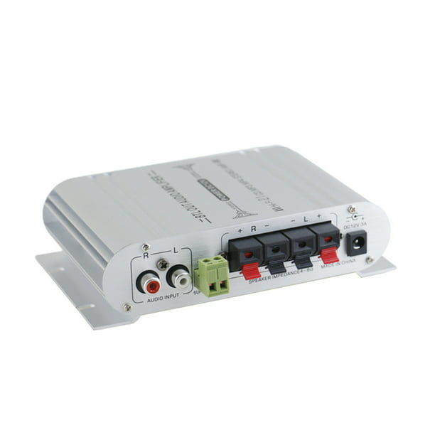 Amplificador de sonido portátil Amplificador de potencia Amplificador de  audio Amplificador para coche Abanopi Máquina de sonido