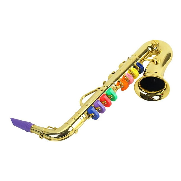  Instrumento de juguete multifuncional de saxofón - Herramienta  de educación de saxofón musical Juguetes tempranos Sonidos Aprendizaje de  plástico Desarrollo Regalos para fabricantes cuerno Juguetes : Juguetes y  Juegos