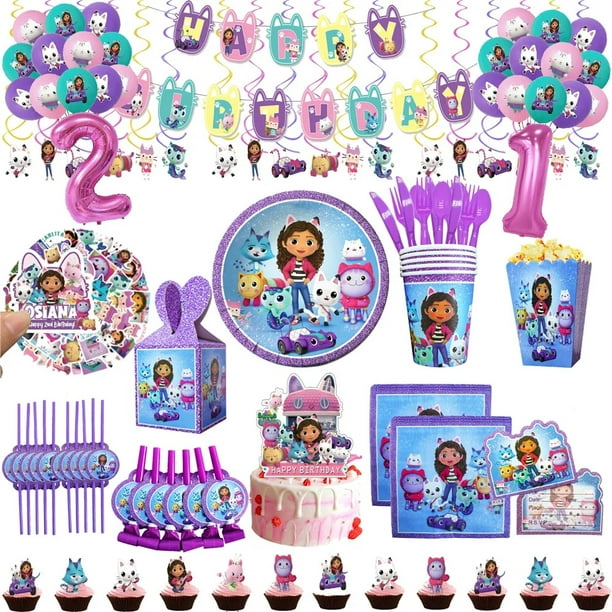 Cumpleaños de la casa de muñecas de Gabby / Fiesta en la casa de