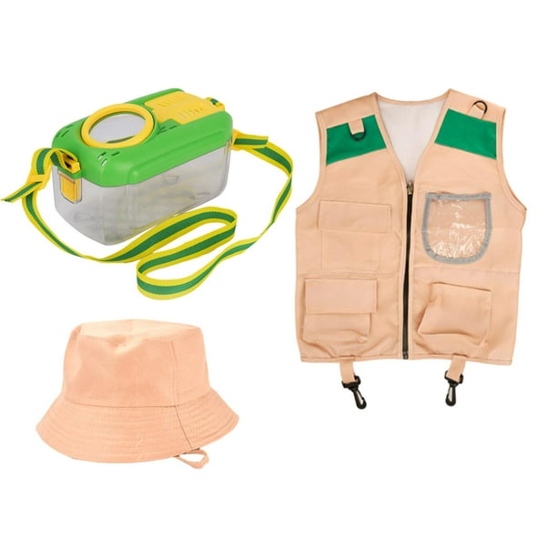 Disfraz Kit Explorador Para Niños, Juguetes Para Acampar Y