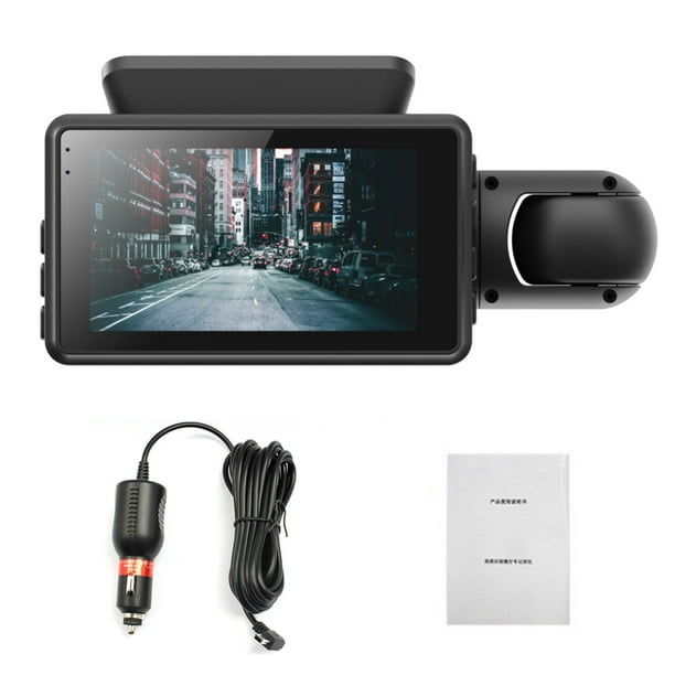 WeBeqer Cámara de Coche con Tarjeta SD de 64G,Dashcam FHD 1080P,Dash CAM  Coche con Pantalla de 3,176° Gran Angular,Sensor G,Monitor de