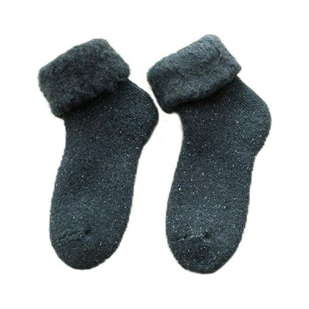 Calcetines para mujer Invierno cálido contra el frío Calcetines térmicos  gruesos para caminar cómodos Botas de trabajo Calcetines cómodos de Yinane  calcetines calientes de invierno para mujer