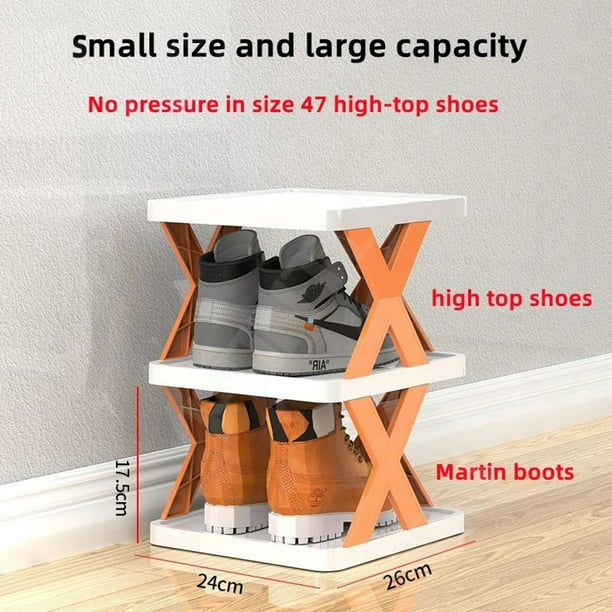 Torre vertical para zapatos, zapatero de esquina estrecha, estante para  zapatos, armario vertical de almacenamiento de zapatos, torre de zapatos de