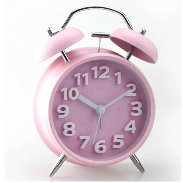 Reloj Despertador Retro Rosa & Azul — Mis Petates