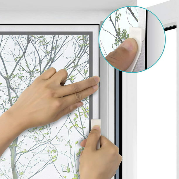 Mosquitera enrollable de PVC Easy Life Greenline Basic, para ventanas,  individual acortable, ideal para repeler mosquitos, 80 x 130 cm