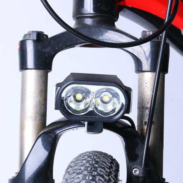  Luz delantera eléctrica para bicicleta, faro LED de