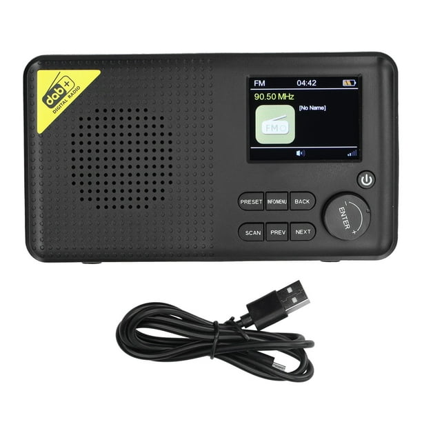 Radio portátil Dab, Altavoz Bluetooth, Radio Dab Plus/Dab, Radio
