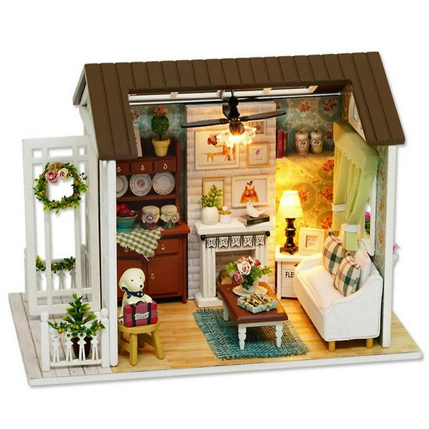 Casitas de Muñecas, Kits de casas en miniatura en madera para montar - En  Miniatura