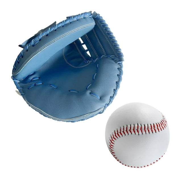 Guante de béisbol, guante de béisbol y sóftbol con pelota, diseño  ergonómico, guante de béisbol cómodo y duradero para niños, jóvenes y  principiantes