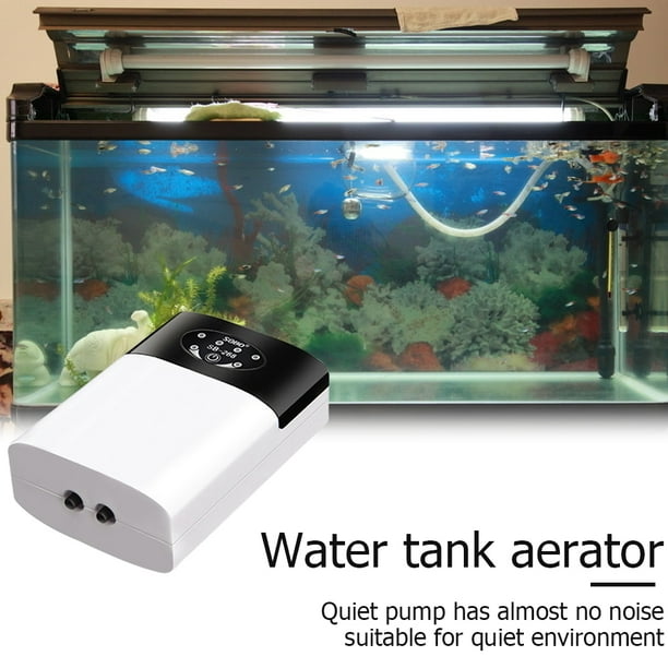 Bomba de aire de oxígeno para acuario, oxigenador pequeño USB para pecera,  compresor de aire silencioso, Mini aireador, accesorios portátiles para  pecera - AliExpress