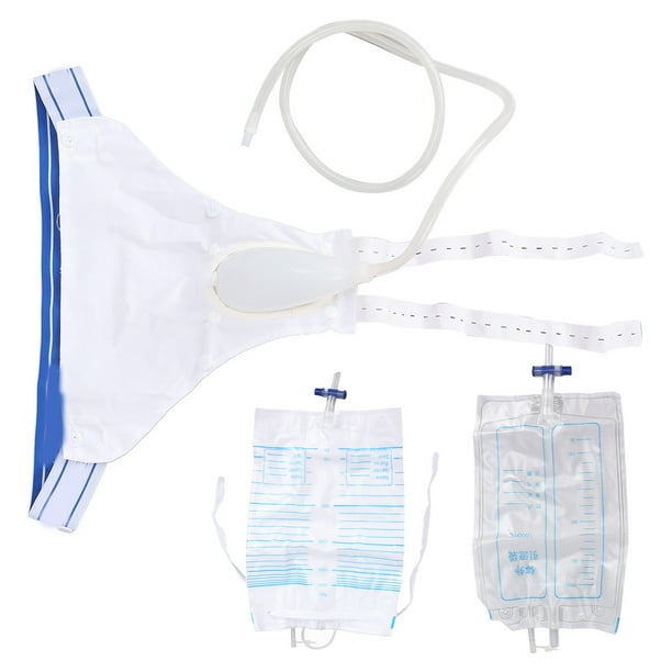 Colector de orina, bolsa de silicona para recolección de orina con cintura  elástica, bolsas de incontinencia para ancianos, bolsas de orina de orina