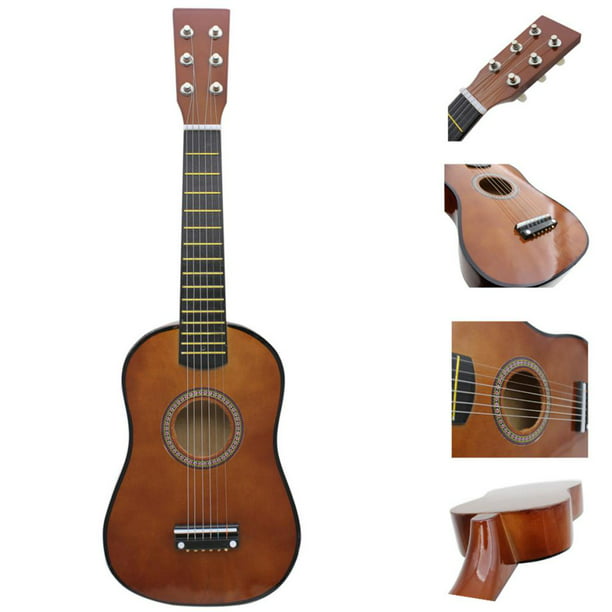Guitarra acústica de 6 cuerdas de 23 pulgadas, juguete educativo para  niños, colores surtidos