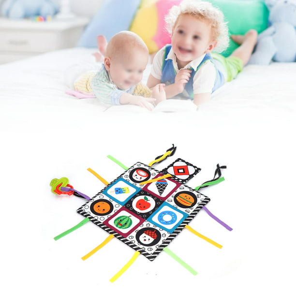 Libro Sensorial Tela Estimulación Visual Bebé Altocontraste