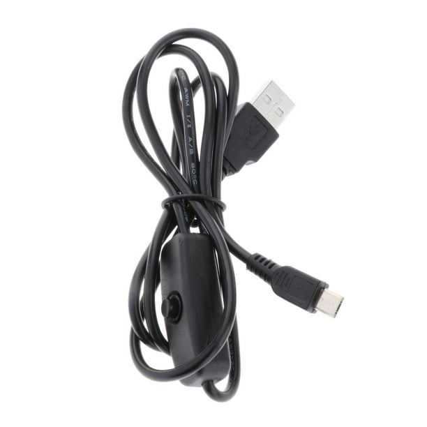 Cable USB con interruptor de ENCENDIDO / APAGADO Interruptores Cable de  extensión de energía Macarena Cable USB con interruptor de encendido