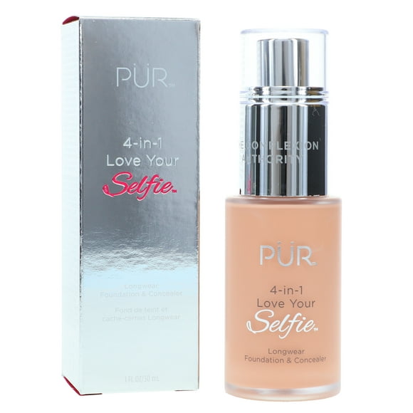 pur 4in1 love your selfie longwear foundation  concealer medium pink mp3 1 oz pur pur 4in1 love your selfie longwear foundation  concealer medium pink mp3 1