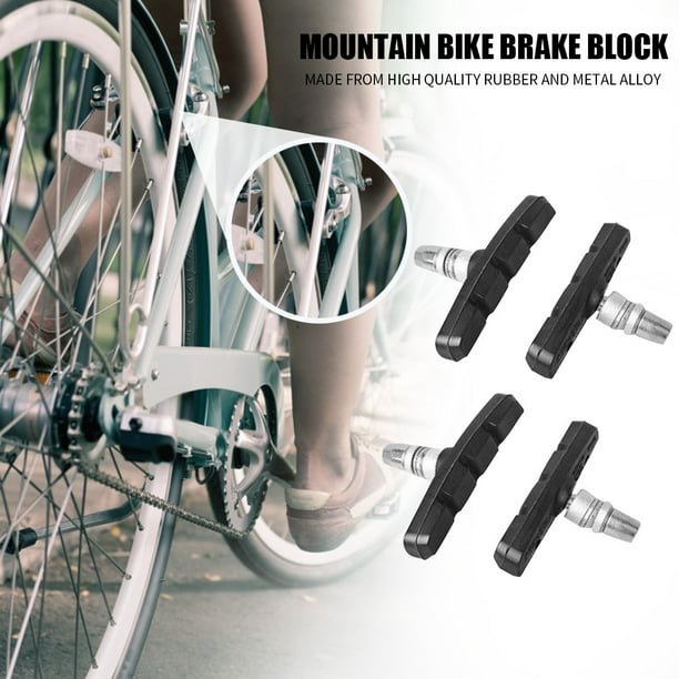Accesorios para bicicletas 4 unids/set MTB bloque de freno de bicicleta de  montaña almohadillas de goma duraderas para zapatos de freno en V FLhrweasw  Nuevo