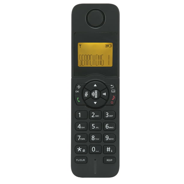 Teléfono inalámbrico expandible para oficina en casa, llamada manos libres  con identificador de llamadas, enchufe estadounidense de 100-240V Ticfox