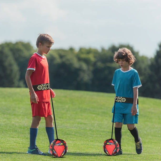 Equipo de entrenamiento de fútbol para niños y adultos, cinturón de  entrenamiento de fútbol individual, con fijación de cuero mejorada