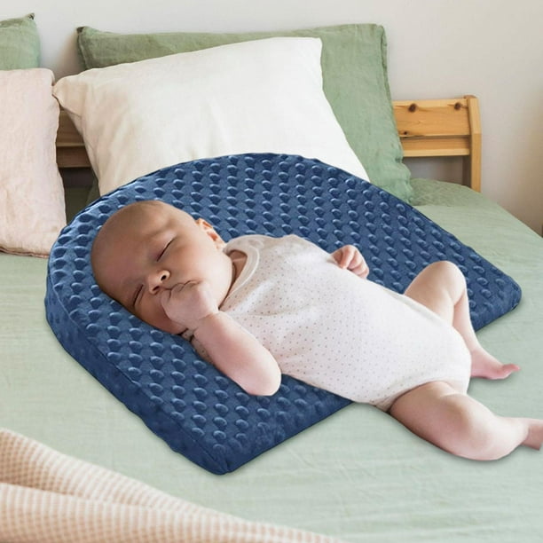 Almohada de bebé para dormir, almohada de bebé de 14 x 19 pulgadas para  niños pequeños, cama de viaje, almohada de siesta para cuna, cama infantil