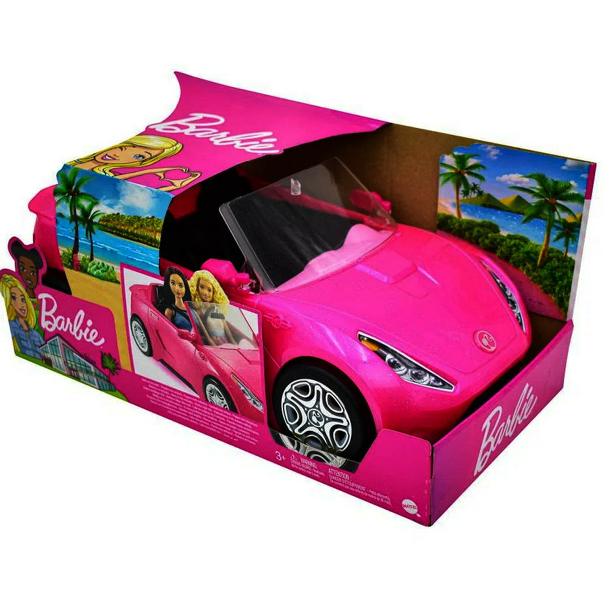 Auto Convertible Barbie Glam Rosa