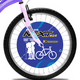 thumbnail image 4 of Bicicleta Next Tipo Montaña Rodada 24 una velocidad Morado / Rosa Frenos "V" con Cuerpo de Acero, 4 of 4