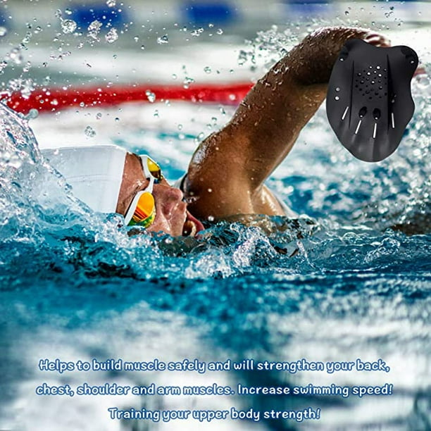 1 par de palas de natación con correas ajustables para entrenamiento de  fuerza y ​​natación - Accesorios para adultos y niños - unisex Sailing  Electrónica