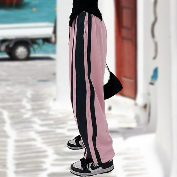 Pantalones Deportivos Con Cordón Para Mujer Pantalón Moda Casual Correr  Deportes