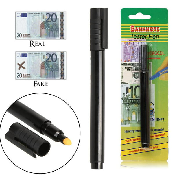 Detector de billetes de alta resolución marcador de dinero falso  herramientas Ehuebsd de seguridad para billetes de banco comprobador rápido